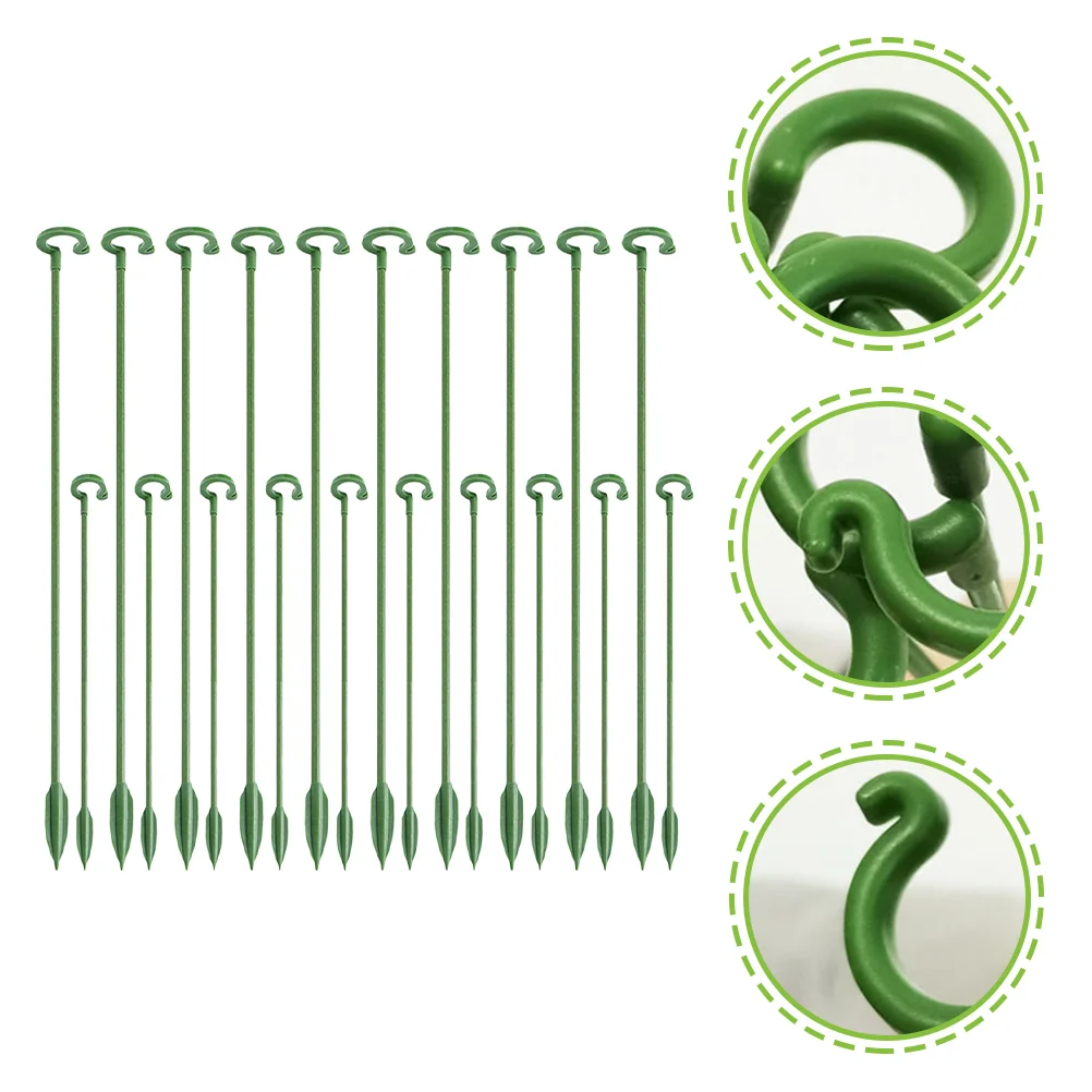

Support Flower Stakes Potted Rack Orchid Rod Sticks Garden Hydrangea Trellis Single Stem Fixed Climbing Indoor Pot Growth Pole