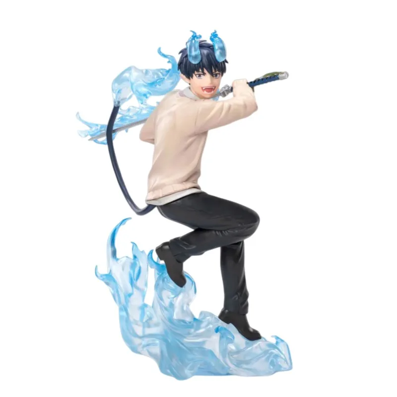 Фото Абсолютно новая оригинальная фигурка Bandai SEGA XcrossLink Blue Exorcist Окумура Рин со спецэффектами, подарочные украшения, в наличии №5