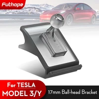 futhope 17mm universal car mobile phone bracket for tesla model 3 model y 2018 2021 air outlet mount gps car acessories