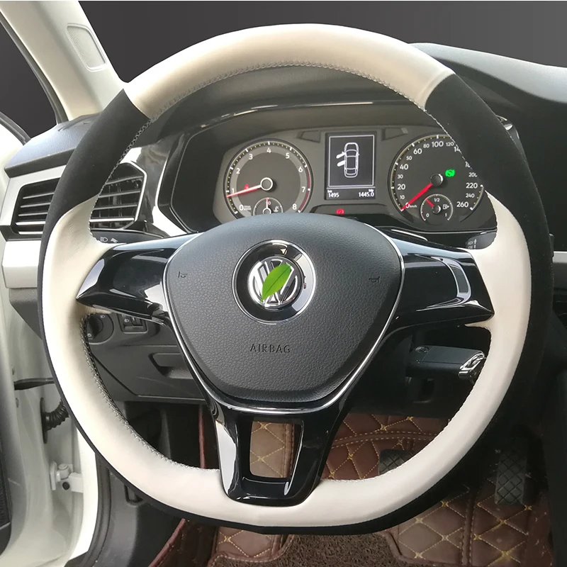 

Замшевая кожа ручной работы DIY для Volkswagen Lamando Golf 7,5 Sagitar Bora Lavida Tiguan L Teramont