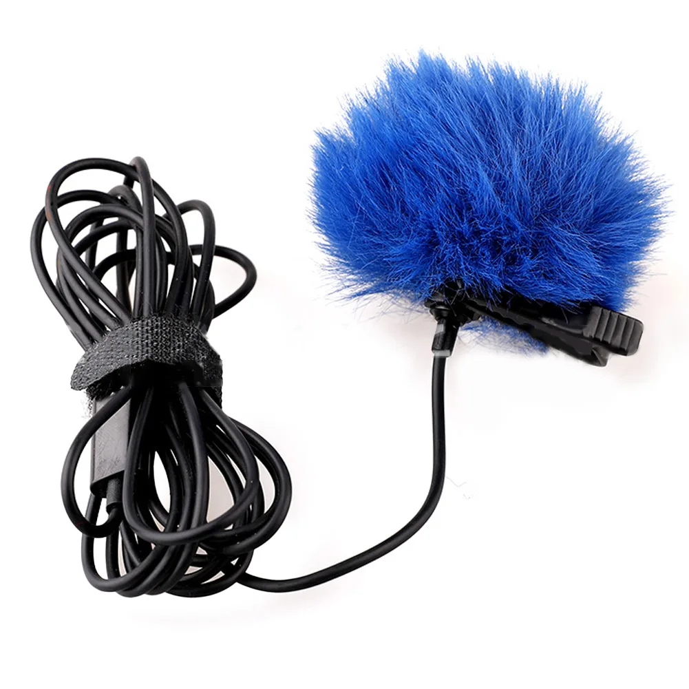 

Lavalier Microphone Windscreen Outdoor Micr Furry Windscreen Muff For 5-10mm Microphone Fur Wind Cover