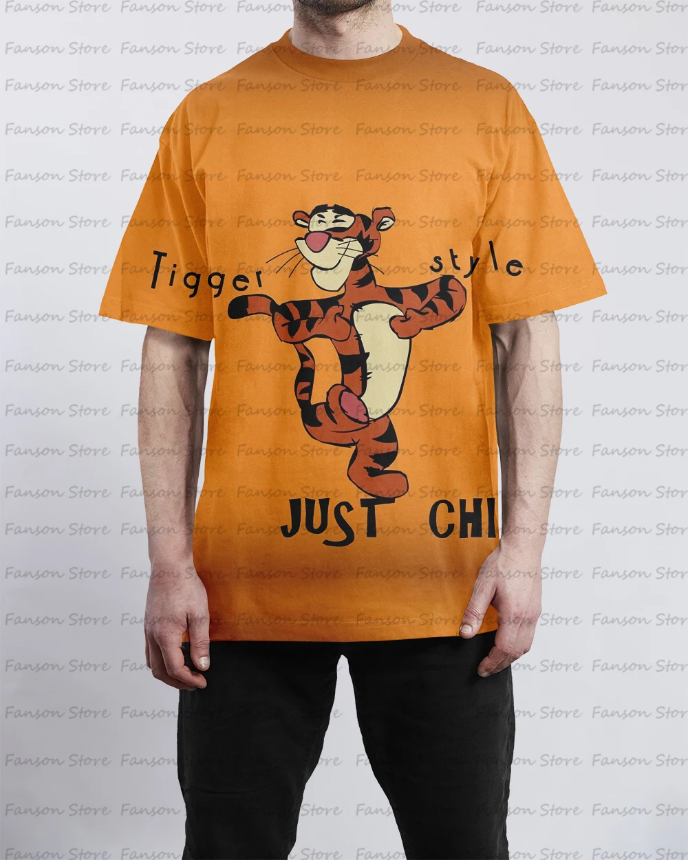 Футболка мужская с 3D-принтом круглым вырезом и коротким рукавом