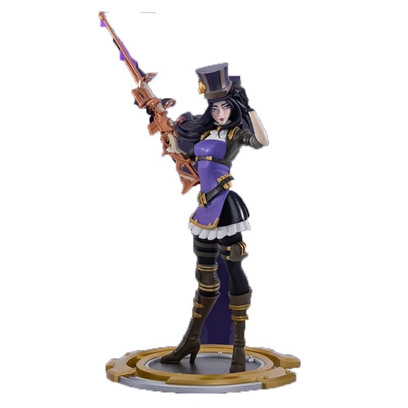 

Оригинальные товары, модель в стиле «LOL», «Шериф пилтовера», «Лига Легенд», «кайтлин кирмаман», 28,5 см, статуя персонажа игры, подарок