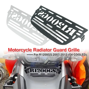 Radiator Guard Grille Cover For BMW R1200GS ADV 2007-2012 R 1200 GS R1200 Motorcycle Aluminium Radiator Cooler Protection Grille