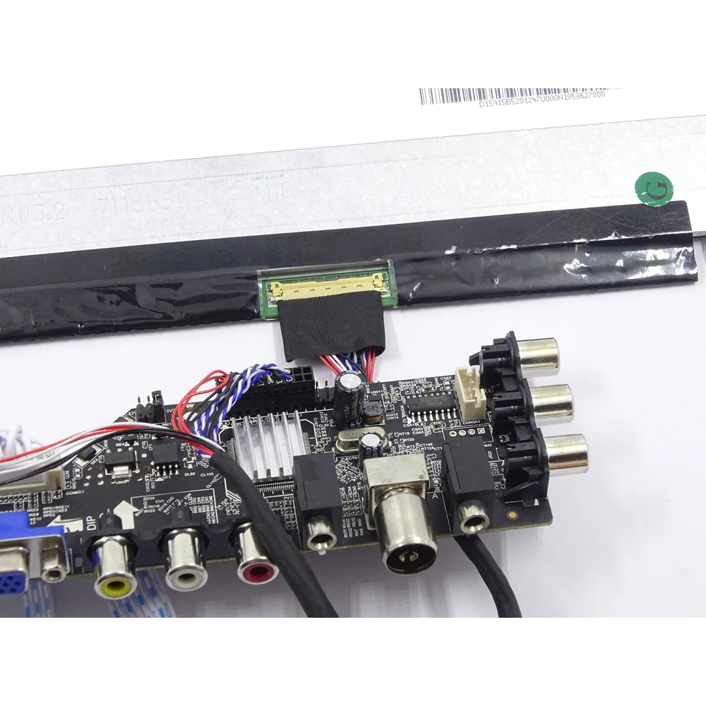 DVB-T2 3663 комплект монитора для телевизора модели LP150X08-A5 ЖК-экран HDMI + VGA USB Драйвер