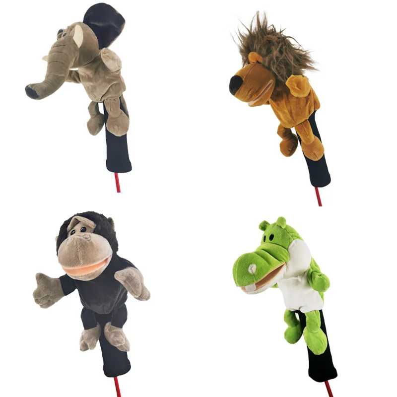 

All Kinds Of Animals Golf Head Covers Fit Up To Driver Fairway Woods Men Women Golf Club Cover Mascot Novelty Gift