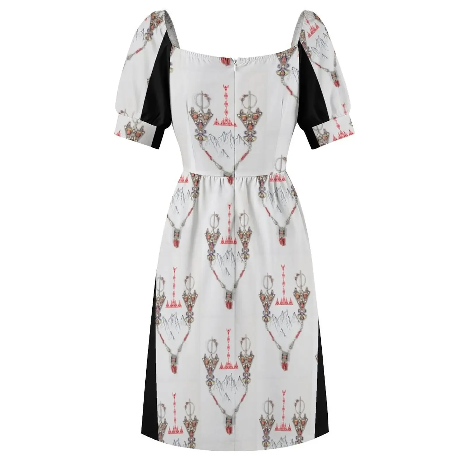 Kabyle Berber Amazigh с узорами оригинальное художественное платье-утешитель сексуальное