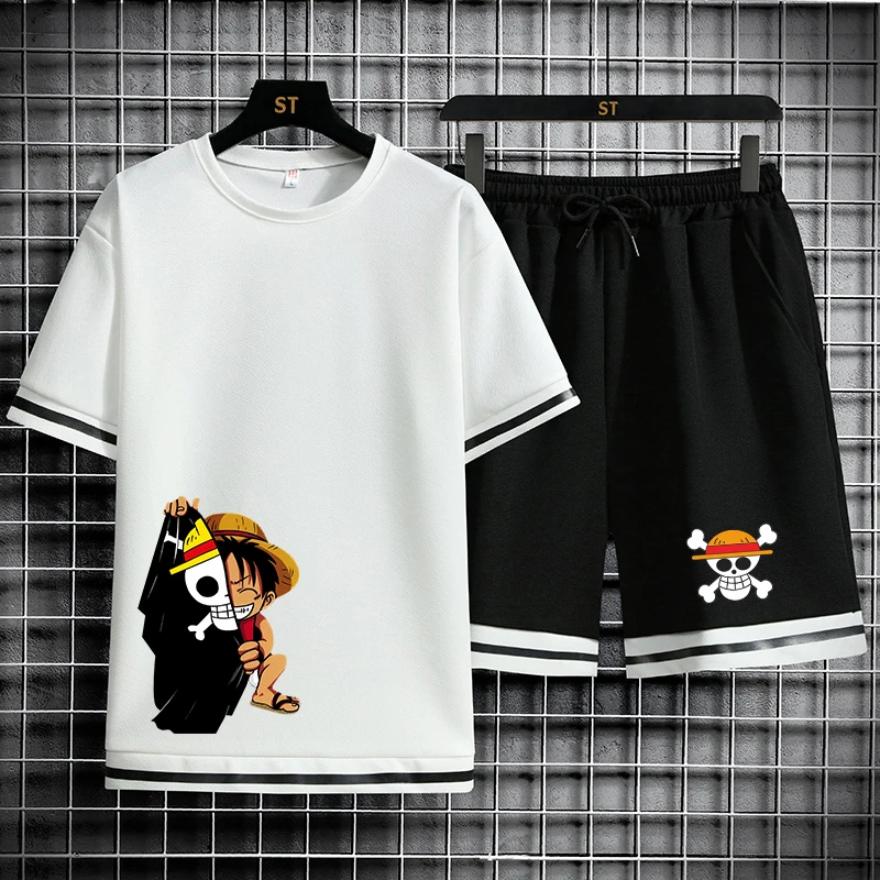 

Бренд UYUK, новые спортивные костюмы, мужские комплекты, футболки с коротким рукавом + шорты для бега, комплекты из 2 предметов, костюмы для фит...