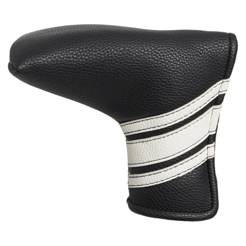 

Golf Putter Cover Golf Head Cover Closure Pu Leather Waterproof For Blade Putter Protector Bag