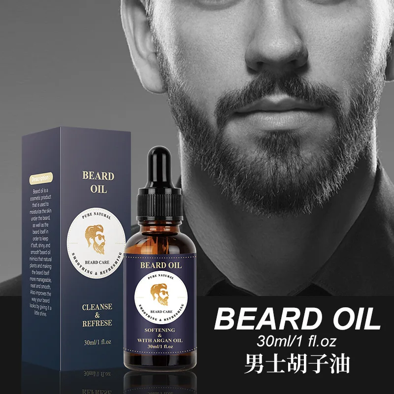 

Men Fast Beard Growth Oil 100% Natural Organic Beard Essential Oil Hair Loss Treatment Hair Growth Essence Enhancer Beard Care