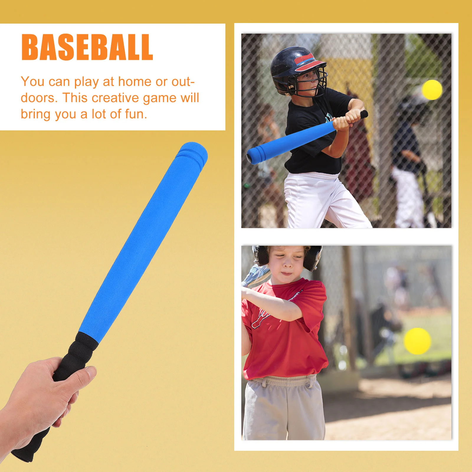 

Baseball Bat Foam Toy Baseballs Kids Toys Outdoor Soft Set Toddler Children Sports Kit Bats