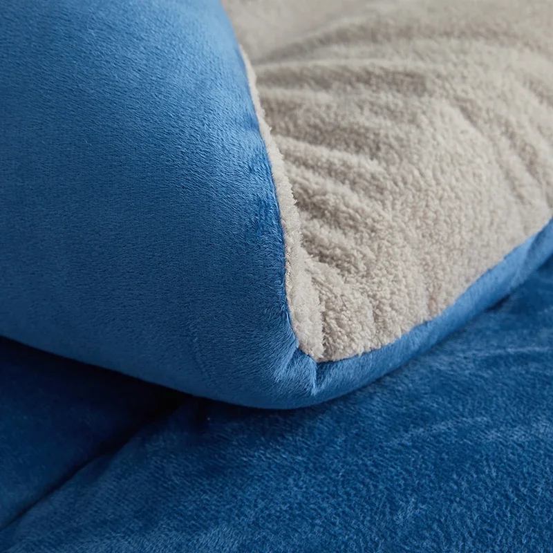 Autumn and winter quilt vacuum lamb's wool thickened warm dormitory shipping student bedding