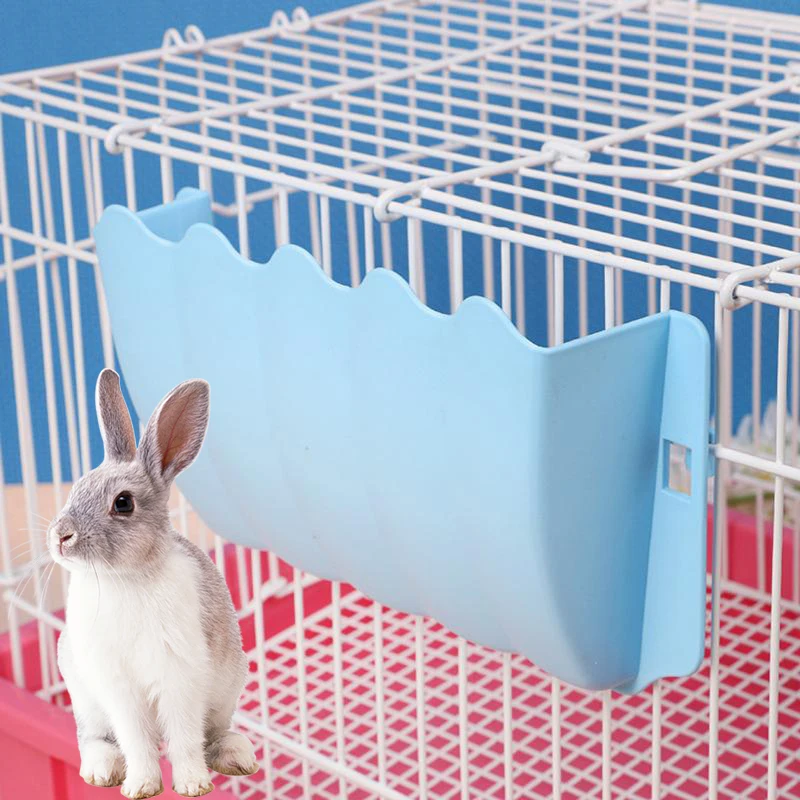 

Small Animals Bowl Small Pet Rabbit Grass Feeder Rack Fixed External Shelf Plastic Grass Hay Bowl Rack Cat Guinea Pigs