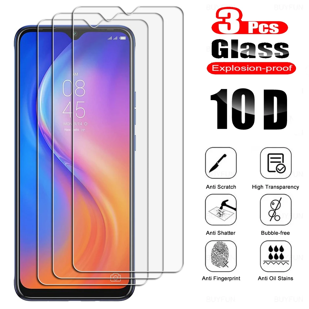 

3PCS For Tecno Pova Neo Spark 7 Pro 7P 7T 8 Pouvoir 4 5 Air 6 11S 11 12 Pouvoir2 Lite Tempered Glass Protector Screen Cover Film