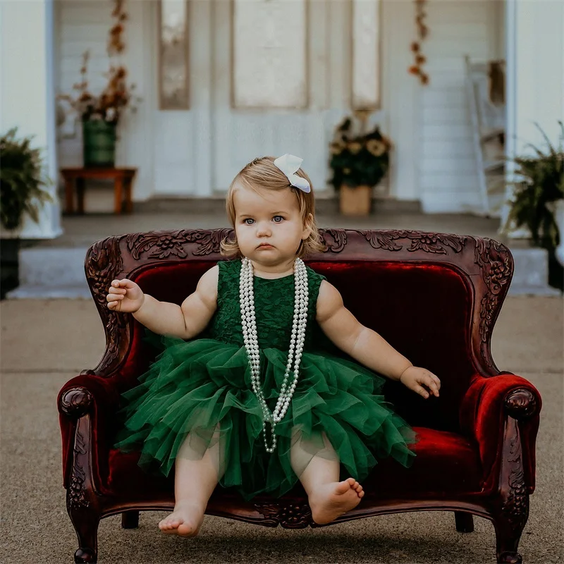 

1st Birthday Party Dress Party Princess Ball Gown Children Christmas Gifts Elegant Tulle TuTu Dress Baby Dresses Gala Kids Cloth