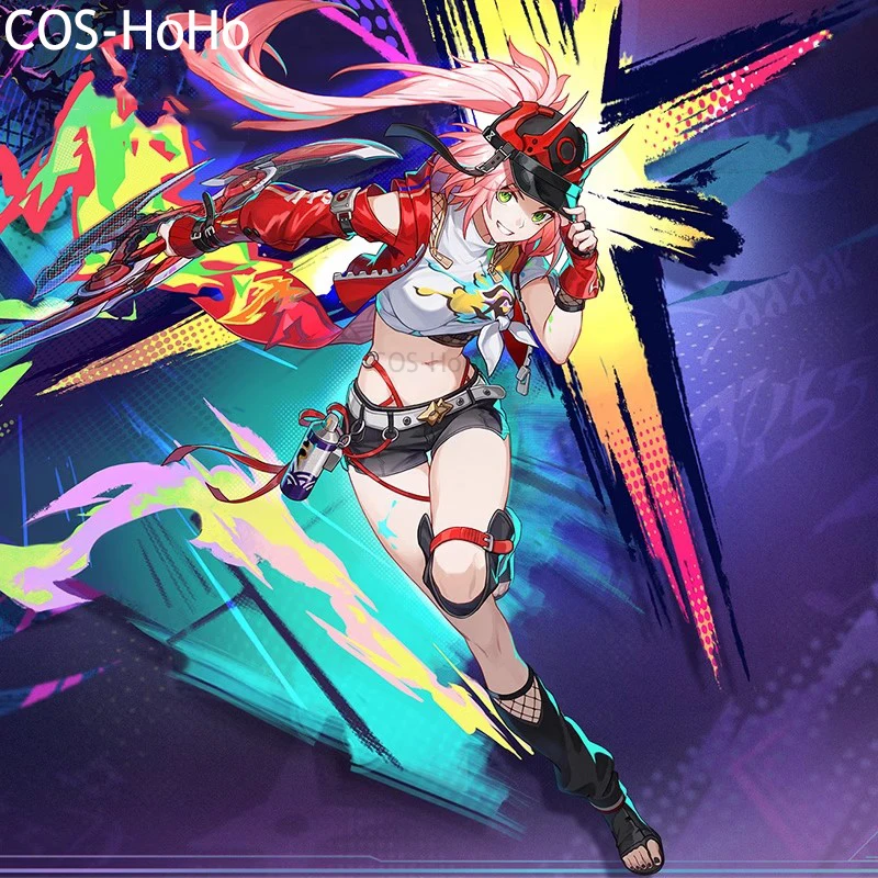COS-HoHo Honkai: Star Rail Rappa The Sea Ranger игровой костюм прекрасная униформа косплей Хэллоуин