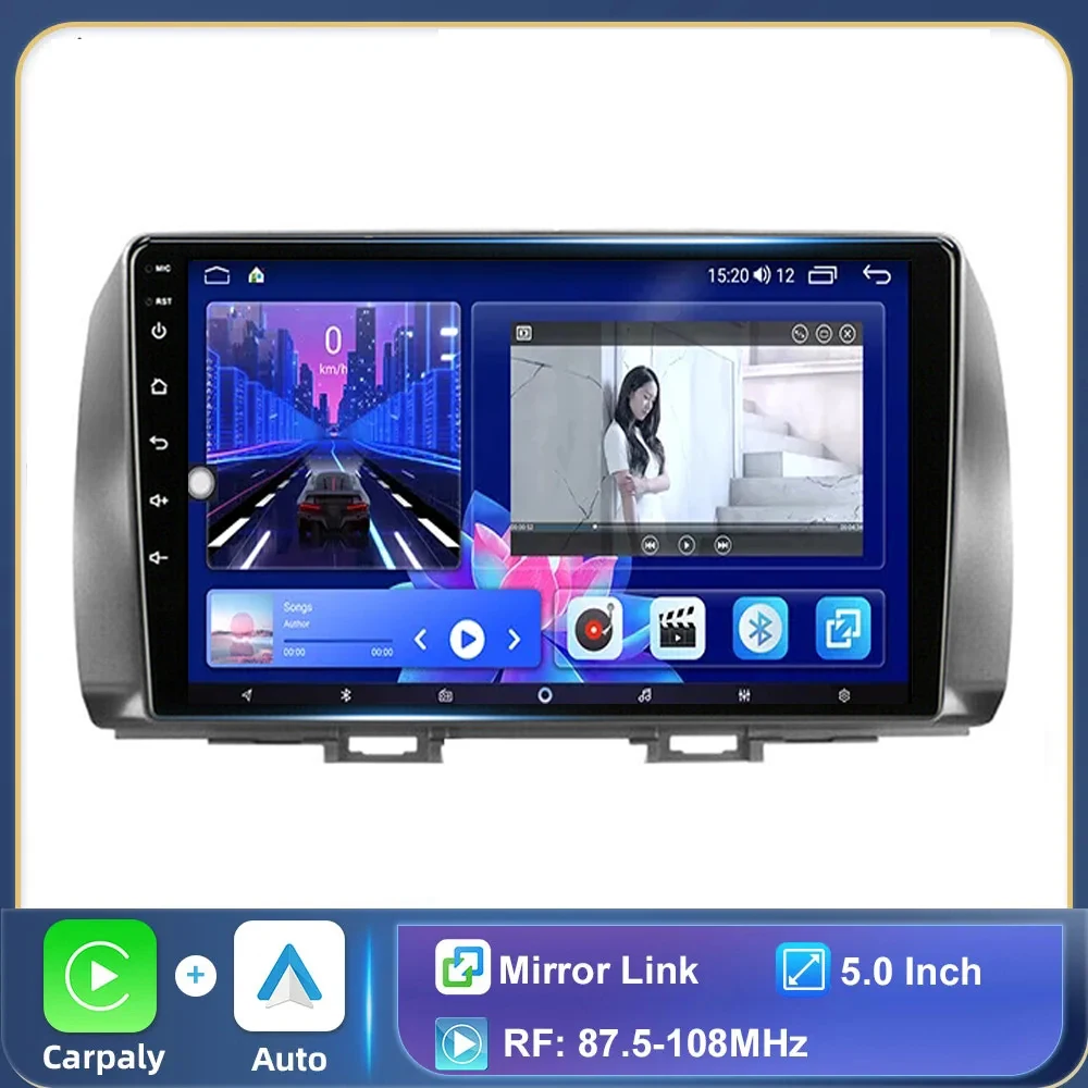 

Автомобильный мультимедийный плеер Android 13 для Toyota BB 2 Daihatsu материал 2005 2006 - 2016 Авторадио GPS навигация Видео Радио стерео