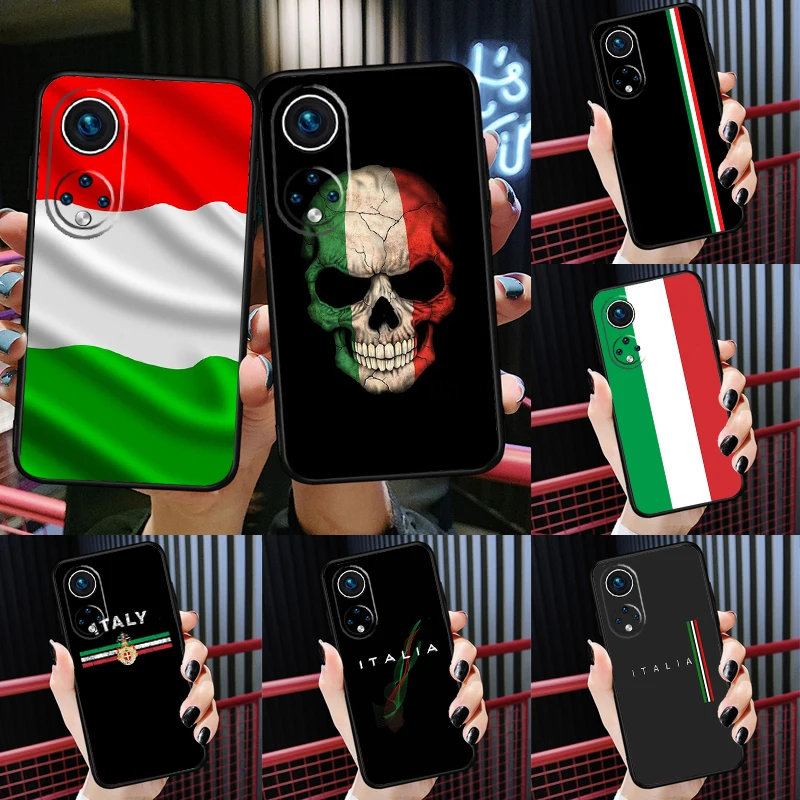 

Italy Flag Fundas For Huawei P40 Lite P20 P30 P50 Pro P Smart 2019 Nova 9 Nova 5T Case For Honor 50