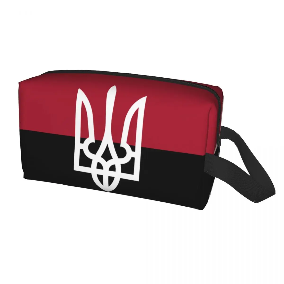 

Косметичка с украинским Флагом Женская, Модный вместительный чехол для косметики гордости украинского происхождения