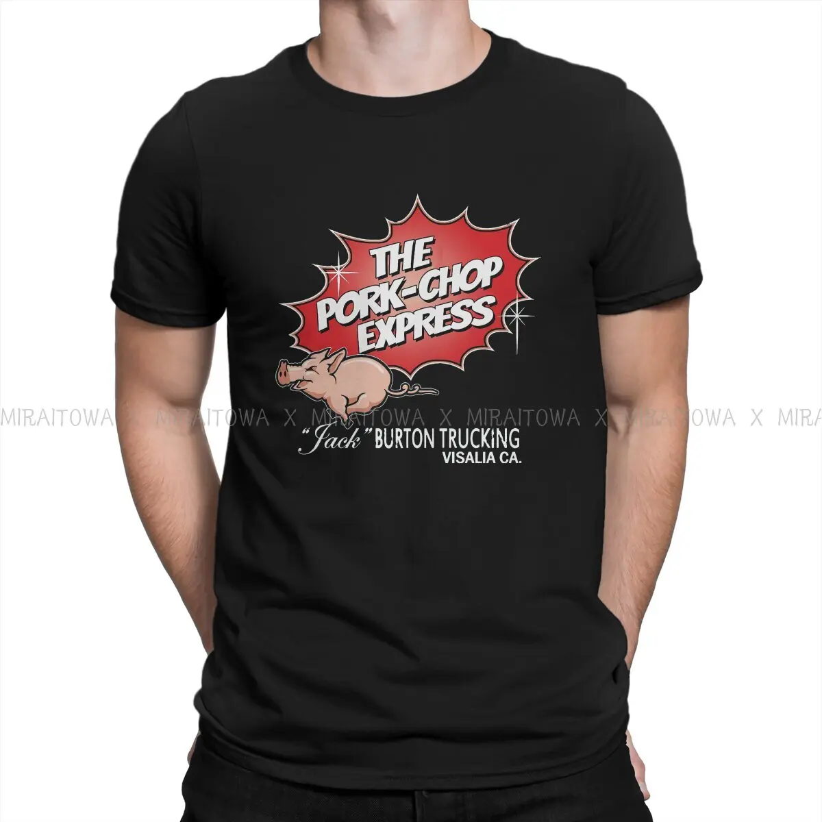 

Big Trouble in Little China Pork Chop Express Tshirt Homme Men's Clothing Blusas Loose Cotton T Shirt For Men