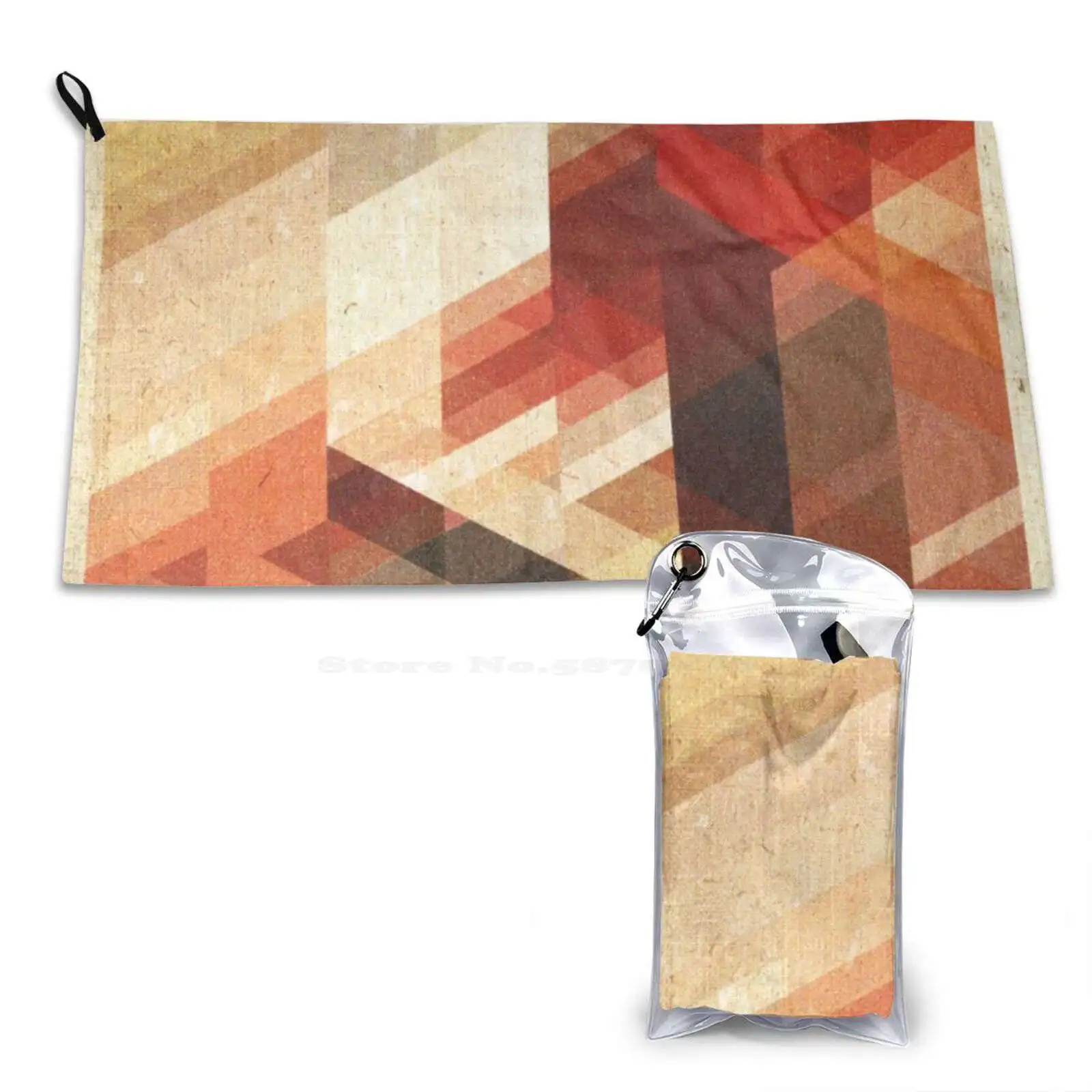 Moquette Абстрактный узор Мягкое полотенце для лица Домашняя уличная трубка Underground Tfl