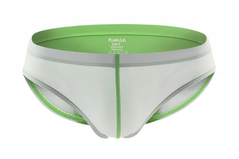 Men's underwear men's color matching briefs nylon breathable underwear sexy men underwear  silk panties for men  silk panties