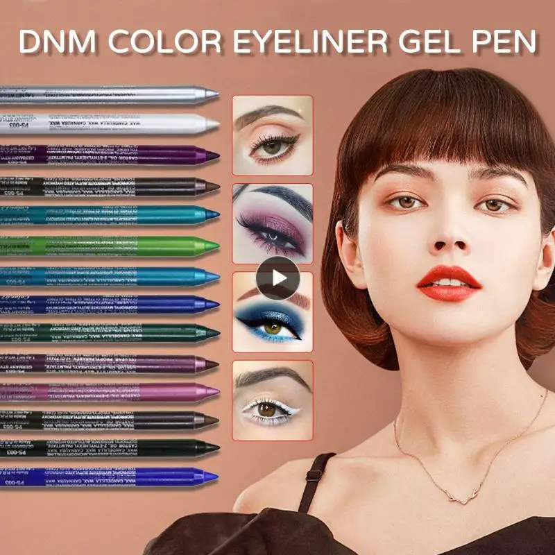 

NEW Eye Makeup Eyeliner Waterproof Neon Colored Beauty Make Up Cosmetics Long-lasting Black Liquid Eye Liner Pencil Tools TSLM1