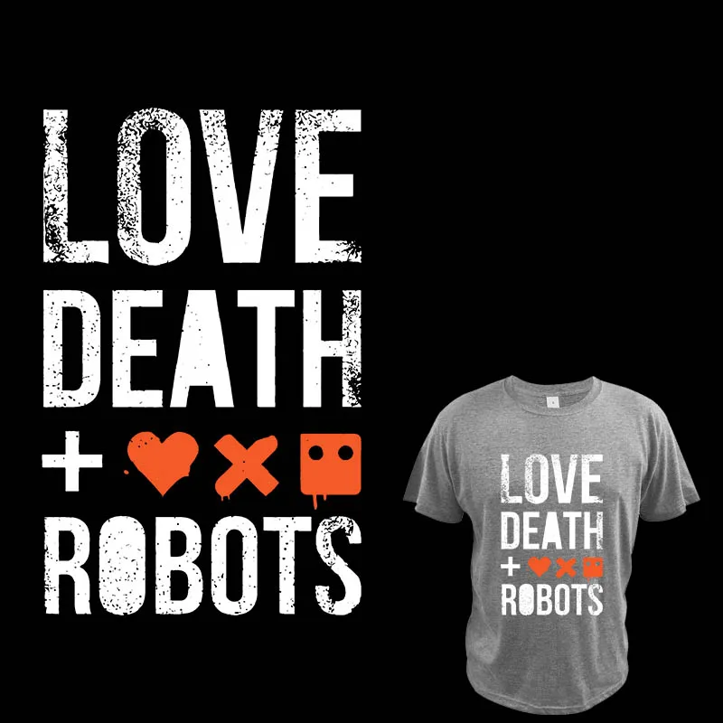 

Love Death Robots Thermo Adhesive Patches Science Fiction Series Animation Short Film Household Iron On Clorhing