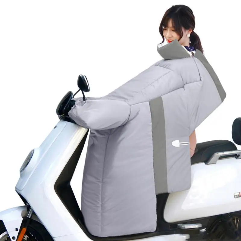 

Scooter Windproof Leg Cover Full Body Wind Resistant Motorbike Apron Integrated Winter Necessities For Delivery Commuting Daily