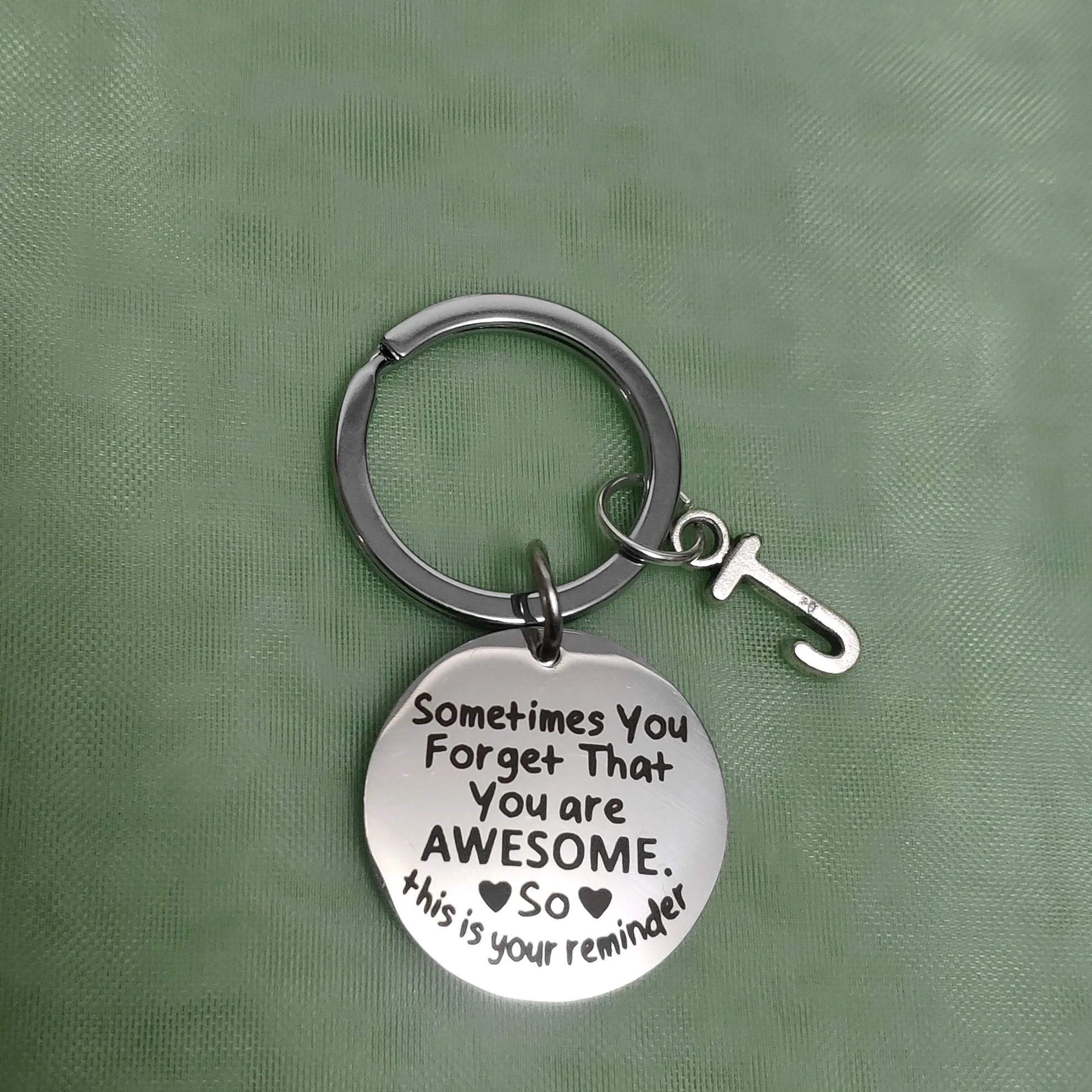 

You Are Awesome Ornaments Stainless Steel Lanyard for Keys Individual Festivals Birthday Gifts Keyring Unisex DIY Matching