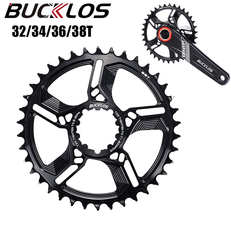 

BUCKLOS GXP Bike Chainring Wide Narrow MTB Chainring 3mm 6mm Offset GXP Chainwheel 32T 36T 34T Fit SRAM XX1 X9 XO X01 NX XX GX
