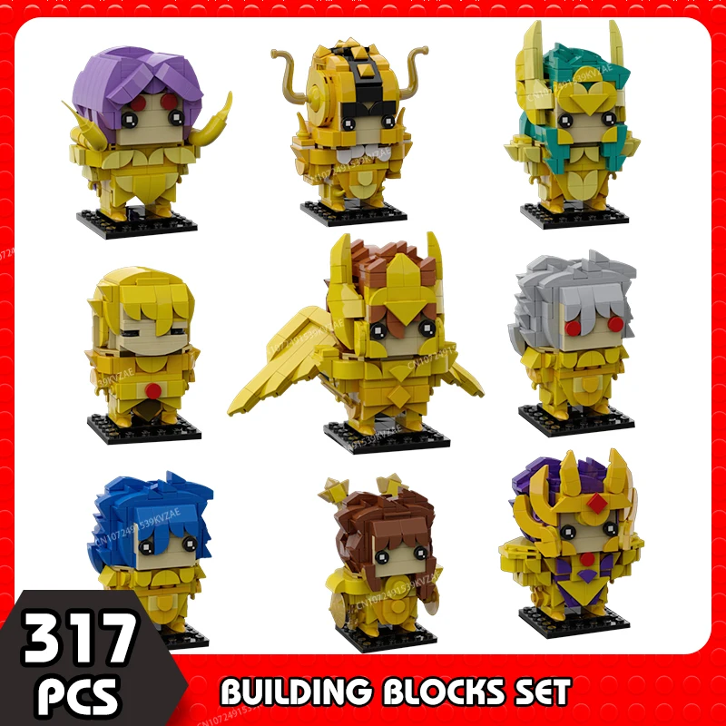 Конструктор Moc Saint Seiyaed из «золотых двенадцати созвездий»