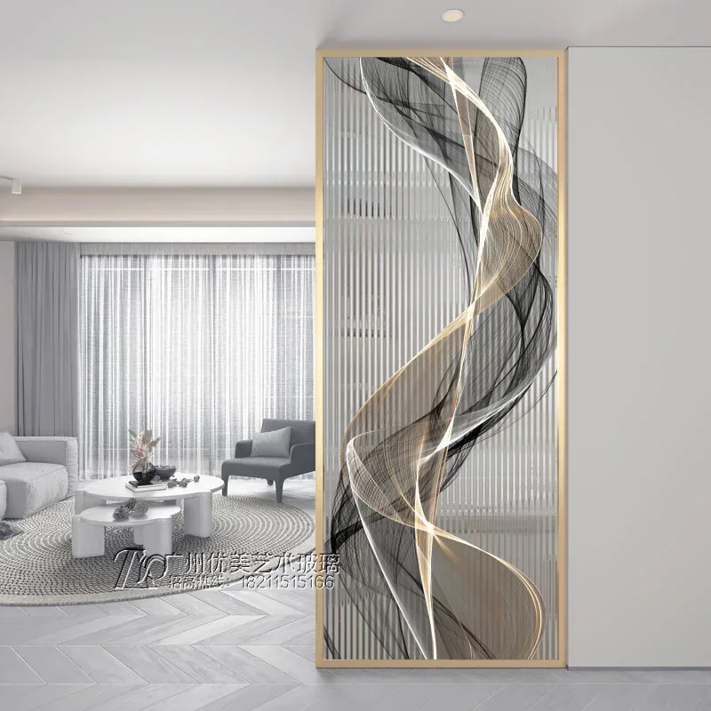 Индивидуальная перегородка для гостиной художественное стекло Changhong