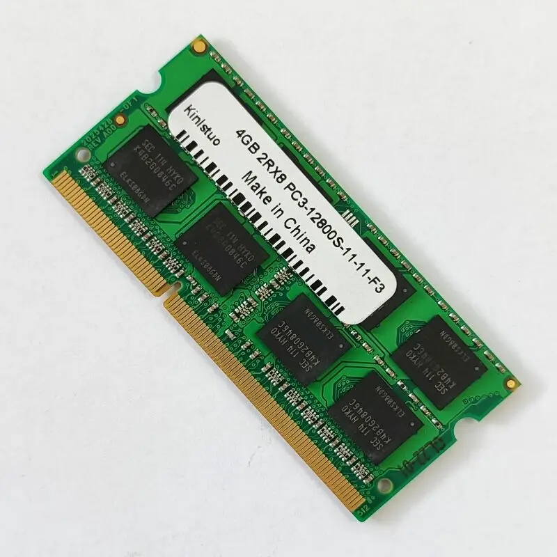 Kinlstuo RAMS DDR3 4 Гб 1600 МГц память для ноутбука ddr3 4 Гб 2RX8 PC3-12800S-11-11-F3, память для ноутбука SODIMM 1,5 V 204PIN
