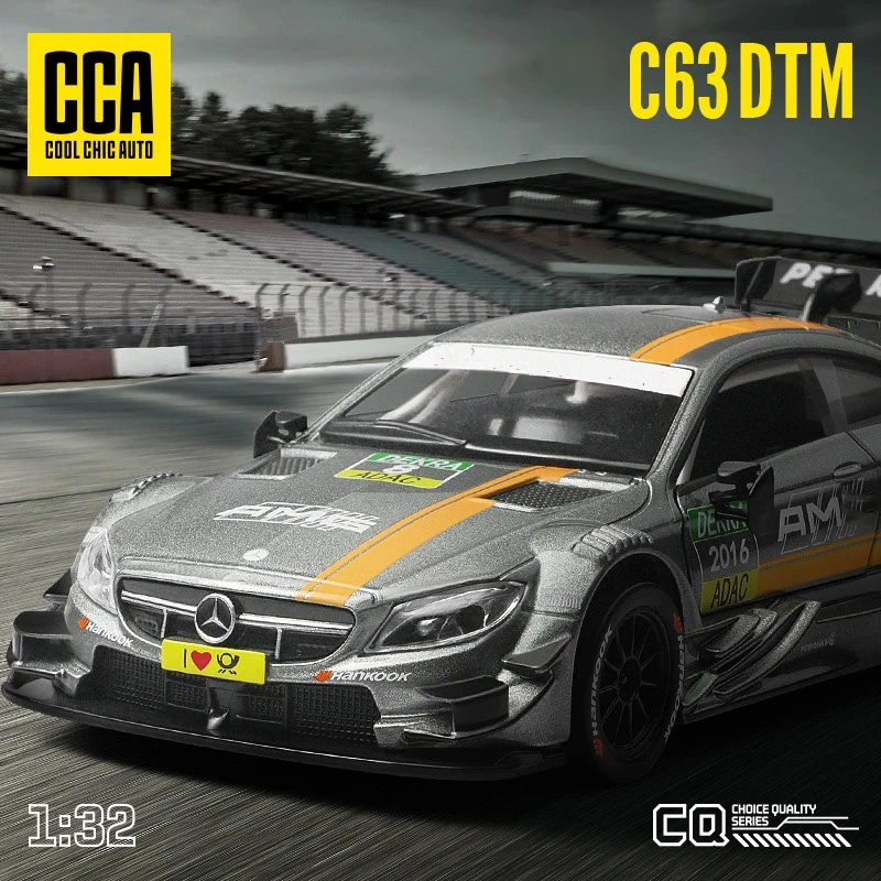 Модель автомобиля Mercedes-Benz C63 DTM, масштаб 1:32, из сплава