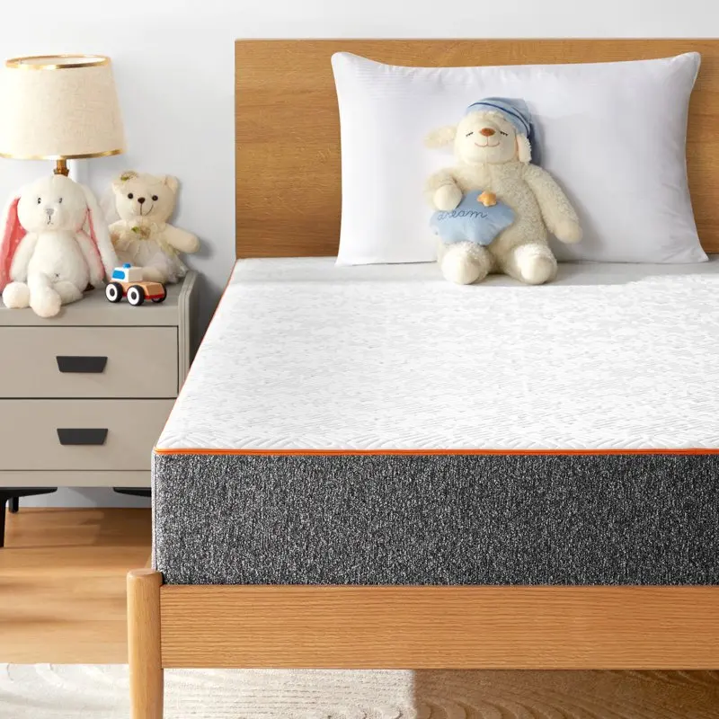 

10 Inch Gel Memory Foam Mattress,Medium Firm Mattress in a Box with Zippered Cover for Pressure Relief & Support, Breathable Coo