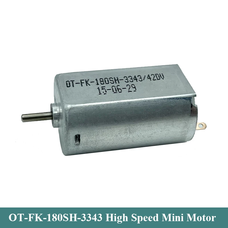 

Micro FK-180SH-3343 DC 3V 3.7V 5V 6V 7.4V 26000RPM High Speed Carbon Brush Mini 20mm Electric Motor DIY RC Toy Car Boat Model