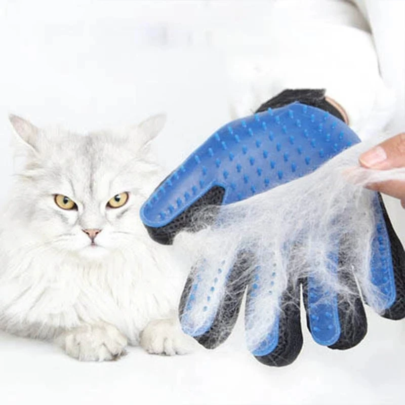 

Silicone Dog Pet Grooming Glove for Cats Brush Comb Deshedding Hair Gloves Dogs Bath Cat Cleaning Pets Supplies Dog Animal Combs