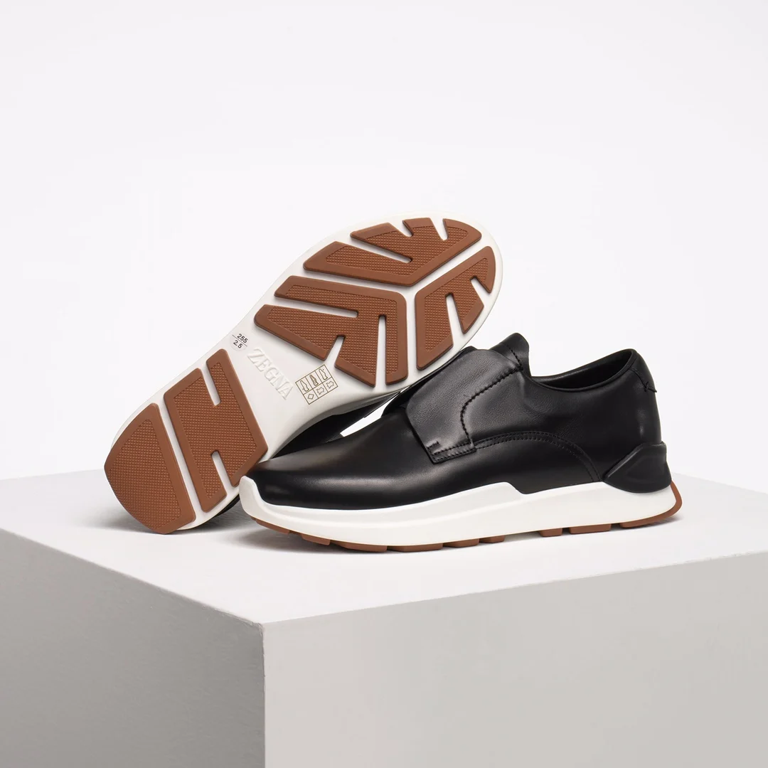 Milano sneakers Lace-up casual sneakers men leather shoes  designer loafers men