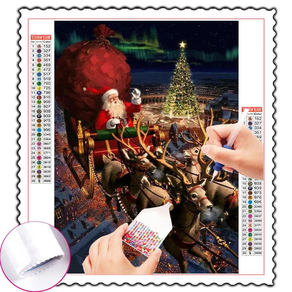 

Набор для алмазной живописи, алмазная 5D Вышивка с волнистыми краями, полная круглая квадратная мозаика с AB Drill, для творчества и творчества