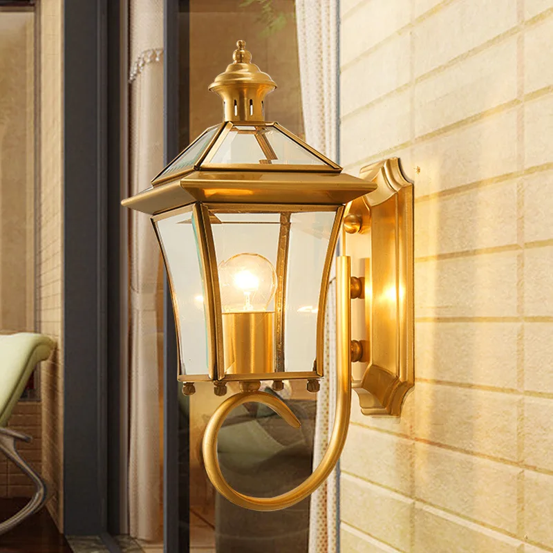 

Modern Wall Lamp No Wire Europe Hallway Hotel Garden Luxury Street Wall Light Decoration Applique Murale Outdoor Lighting YQ50