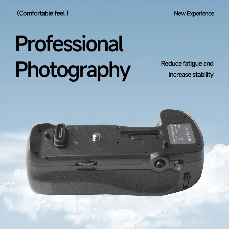 Фото Вертикальный батарейный блок MB-D18 для Nikon D850, совместимый с EN-EL15A и AA, с беспроводным пультом ДУ для профессиональной фотографии №5