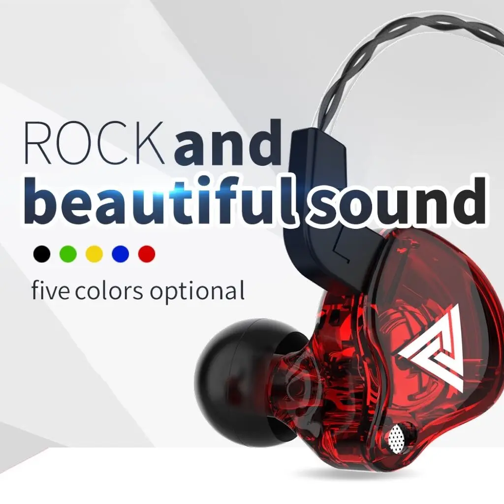 

Original QKZ AK6 Copper Driver HiFi Wired Earphone Sport Running Bass Stereo Headset Music Earbuds For Samsung iPhone Xiaomi