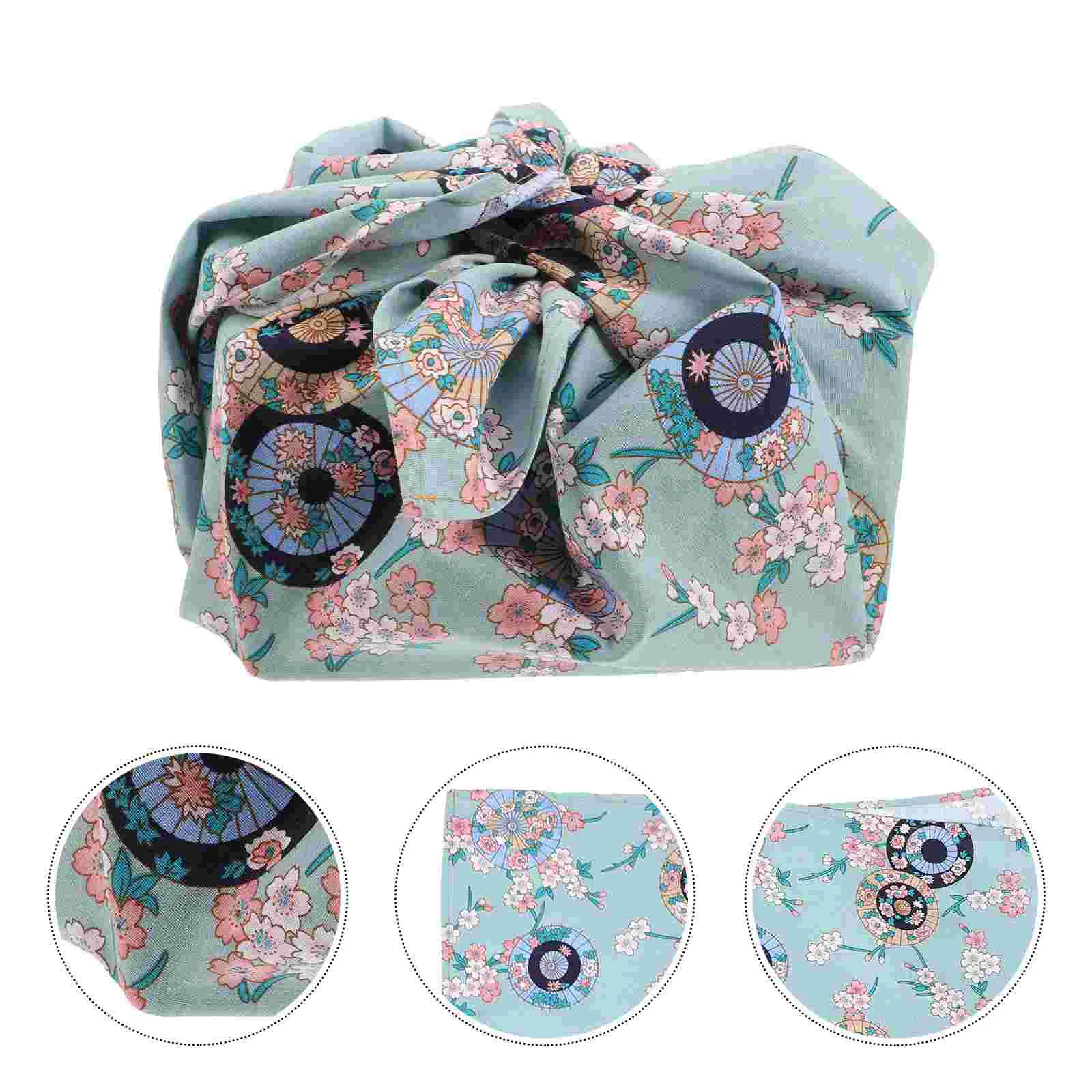 

Lunch Bento Japanese Box Drawstring Portable Traditional Handy Ice Dry Cool Picnicstyle Storage Womenpouch Fabric Packs