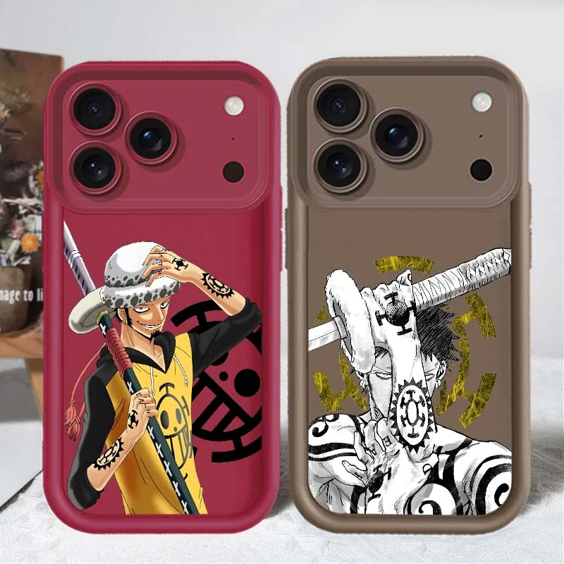 Фото O-One Piece Water Law Cartoon для Apple iPhone 17, 16, 15, 14, 13, 12, 11 Air Pro Max Plus, чехол для телефона с лестницей для глаз №2