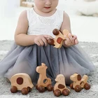 1 шт., детский деревянный Прорезыватель для зубов