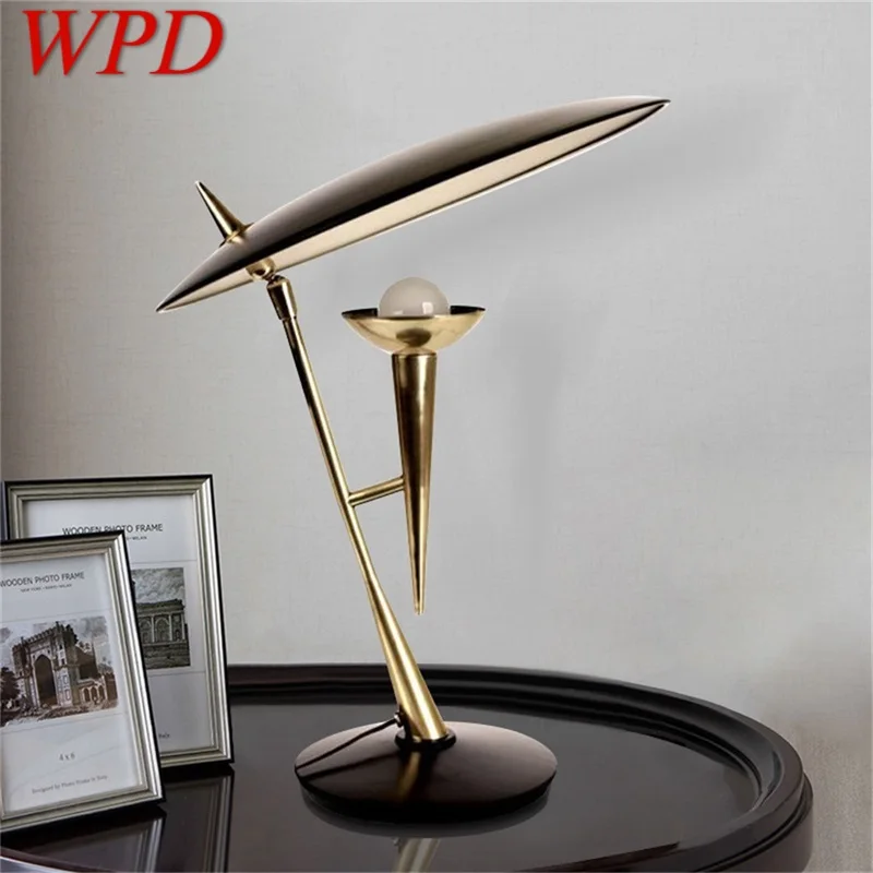 

WPD Postmodern Table Lamp Creative Classical LED Vintage Desk Light Fashion for Home Living Room Bedroom Study Decor