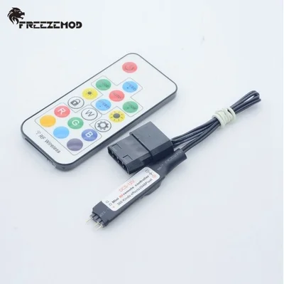 

FREEZEMOD пульта дистанционного управления или ручной вспышки Контроллер для компьютера окружающей среды светильник Радуга пульта дистанцион...