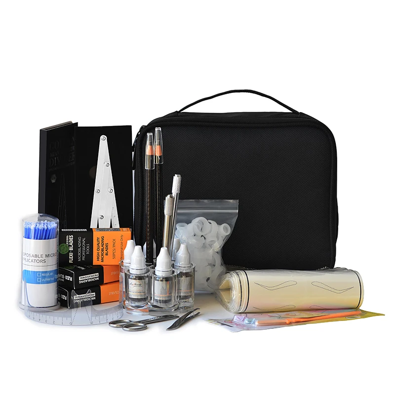 

Microblading Tattoo Machine Kit 3D Microblading Kit For Permanent Makeup Eyebrow Embroidery Starter