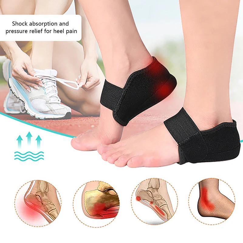 

Unisex Invisible Height Lifting Increase Insoles Nylon Elastic Heel Pad Foot Protection Men Women Heel Cushion Hidden Insole